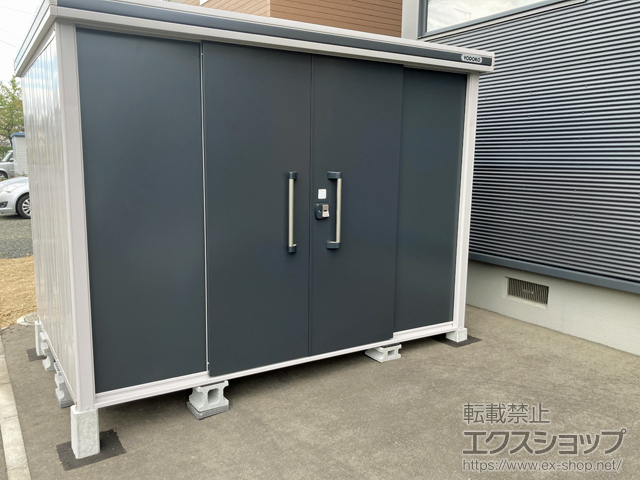 北海道札幌市のの物置・屋外倉庫 エルモ 積雪型 2920×1870×2119 LMDS-2918-SM 施工例