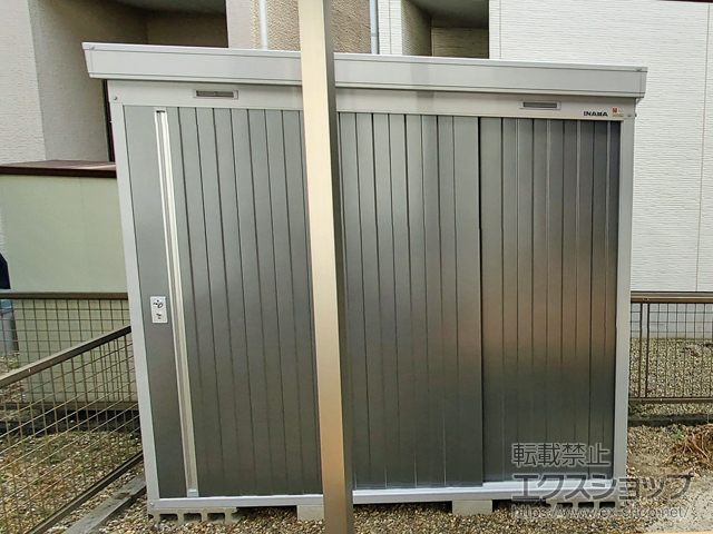 愛知県あま市のの物置・屋外倉庫 ネクスタ 一般型 2210×950×2075 NXN-21S-PG 施工例