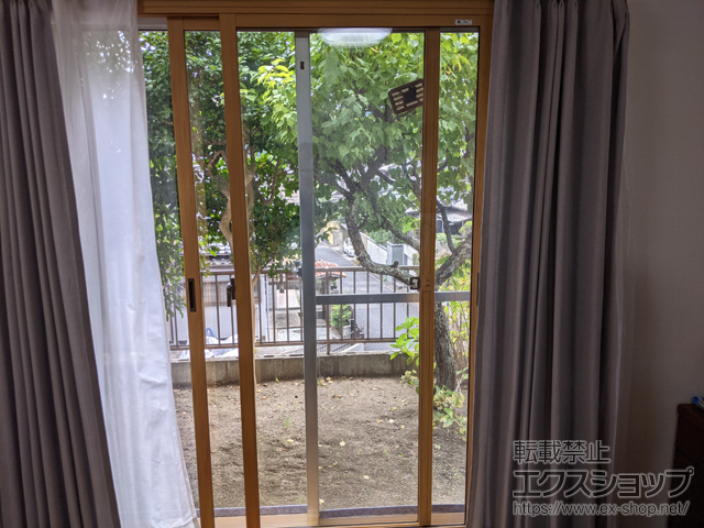 福岡県北九州市のの二重窓（内窓） インプラス 引違い窓 2枚建 施工例