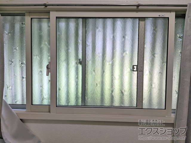 福岡県北九州市のの二重窓（内窓） インプラス 引違い窓 2枚建 施工例