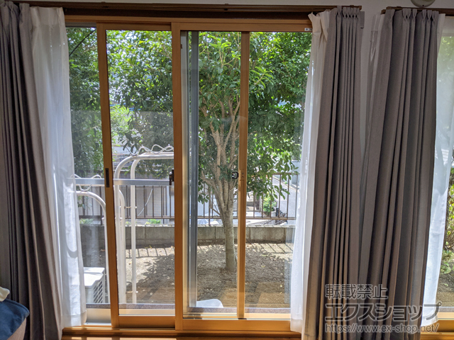 福岡県北九州市のの二重窓（内窓） インプラス 引違い窓 2枚建 施工例