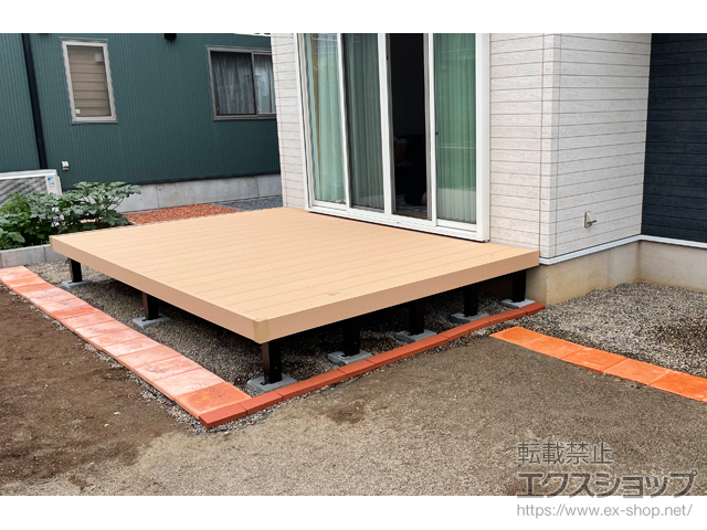 茨城県土浦市ののウッドデッキ リウッドデッキ 200 施工例