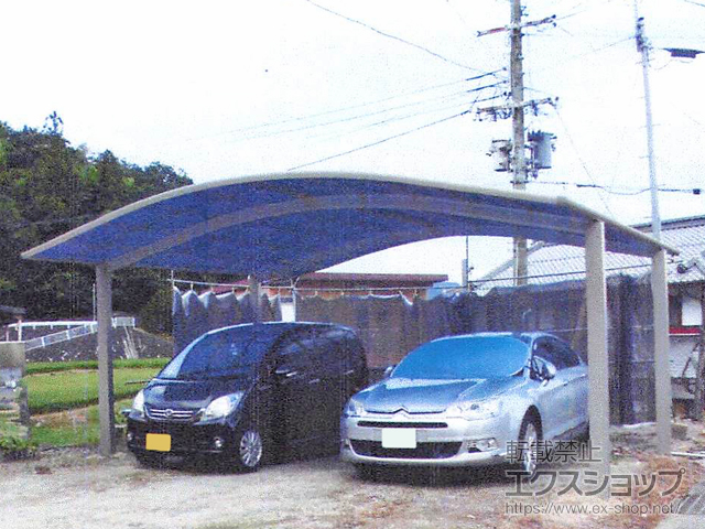 滋賀県大津市ののカーポート レイナツインポートグラン　積雪〜20cm対応 施工例