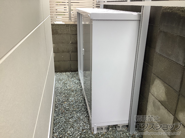 兵庫県芦屋市のの物置・屋外倉庫 シンプリー 一般型 1740×515×1303 MJX-175C-P-FS 施工例