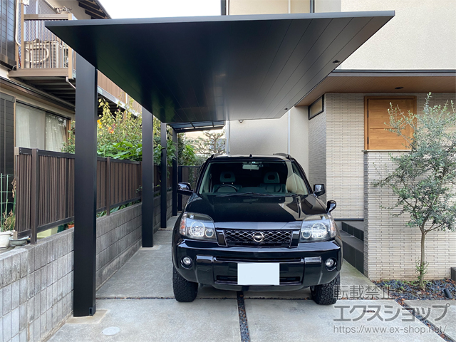 東京都武蔵野市ののカーポート カーポートSC 積雪〜20cm対応 施工例