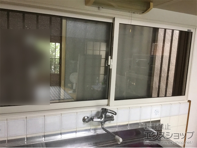 大阪府大阪市のの二重窓（内窓） インプラス 引違い窓 2枚建 施工例
