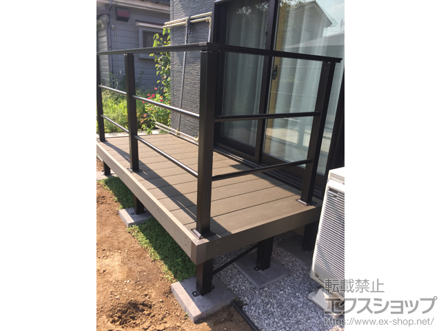 埼玉県川越市ののウッドデッキ リウッドデッキ 200 施工例