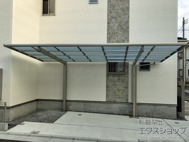 埼玉県春日部市ののカーポート エフルージュグラン　積雪〜20cm対応 施工例