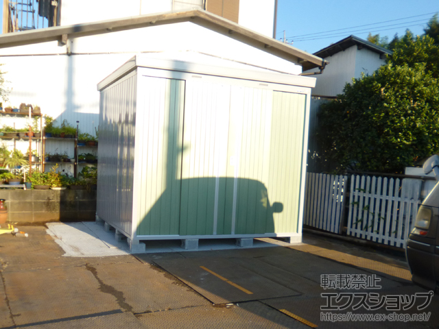 神奈川県伊勢原市のの物置・屋外倉庫 ネクスタ 一般型 2630×2630×2375（NXN-70H） NXN-70H-OG 施工例