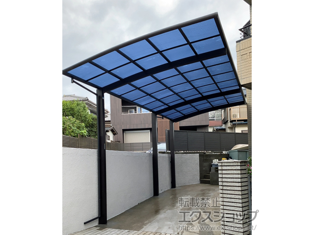 神奈川県横浜市ののカーポート レイナポートグラン 延長　積雪〜20cm対応 施工例