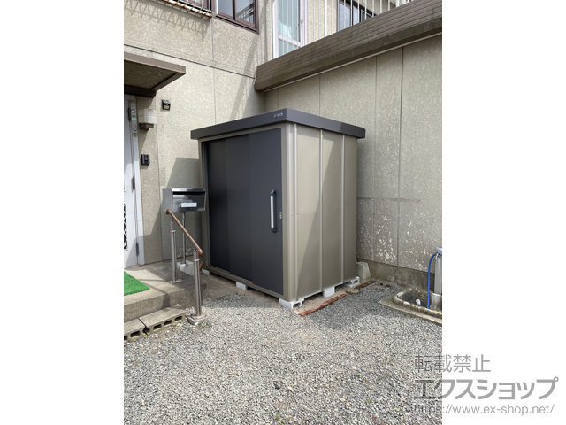 宮城県塩竈市のの物置・屋外倉庫 エスケーエイト SK8-70 一般型 1800×1200×1940 SK8-70-GK 施工例