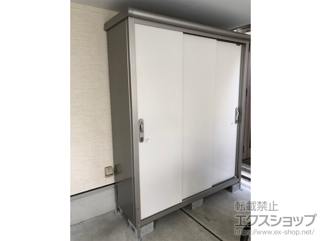 東京都大田区のの物置・屋外倉庫 エスモ 一般型 1650×520×1959（ESE-1605A） ESE-1605A-PW 施工例