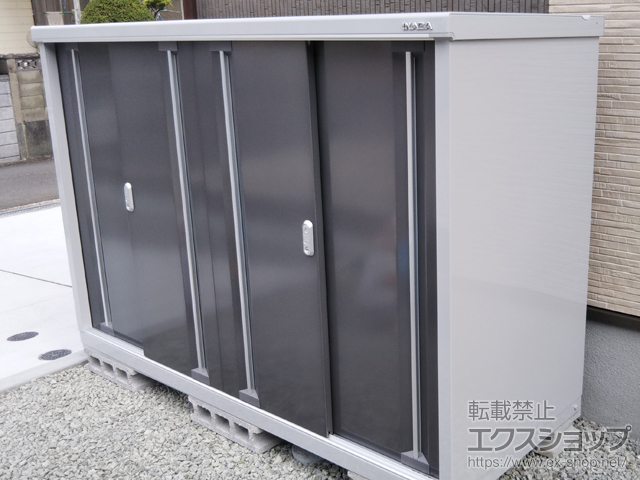長崎県諫早市のの物置・屋外倉庫 シンプリー 一般型 1940×755×1303 MJX-197C-P-PG 施工例