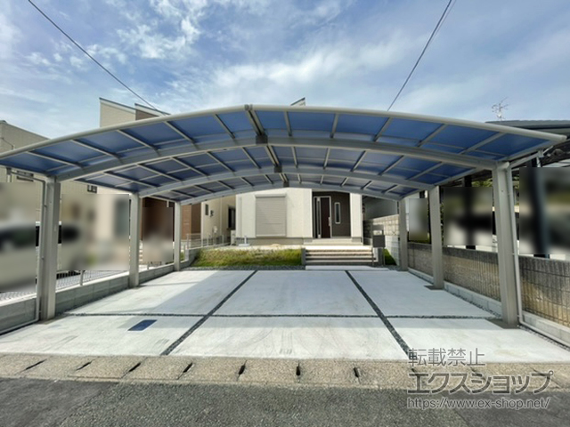 福岡県北九州市ののカーポート レイナトリプルポートグラン　積雪〜20cm対応 施工例