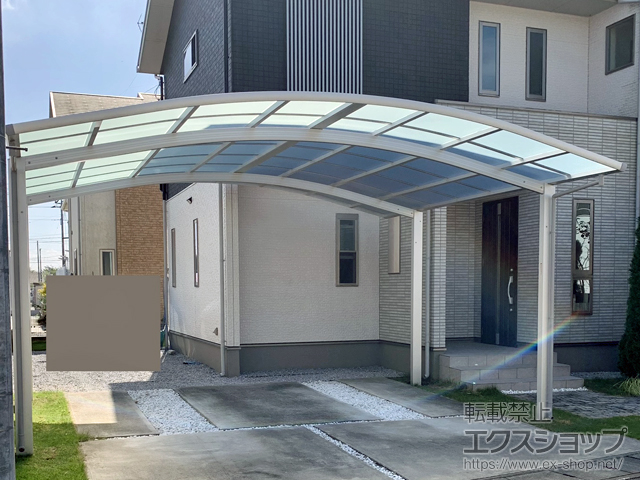 栃木県宇都宮市ののカーポート レイナツインポートグラン　積雪〜20cm対応 施工例