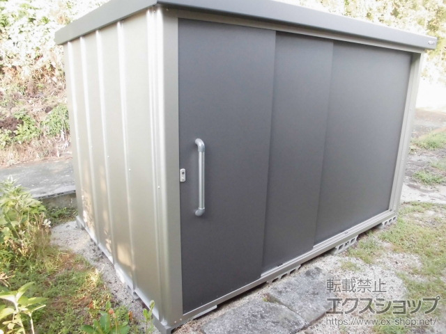 熊本県菊池市のの物置・屋外倉庫 エスケーエイト SK8-180 一般型 3000×2000×1940 SK8-180-GK 施工例