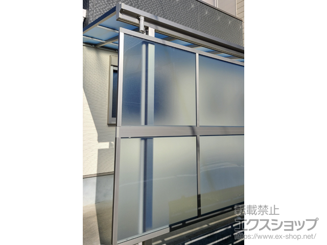 京都府京都市ののテラス屋根 ソラリア F型 テラスタイプ 単体 積雪〜20cm対応 施工例