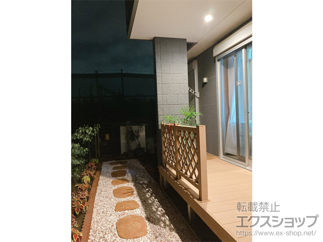 東京都立川市ののウッドデッキ リウッドデッキ 200 施工例