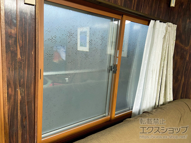 茨城県かすみがうら市のの二重窓（内窓） インプラス 引違い窓 2枚建 施工例