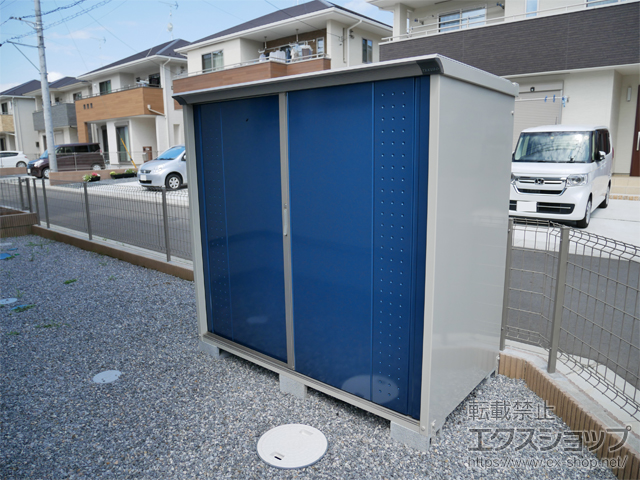 埼玉県鴻巣市のの物置・屋外倉庫 グランプレステージジャンプ 1695×900×1600 GP-179B-T-DB 施工例