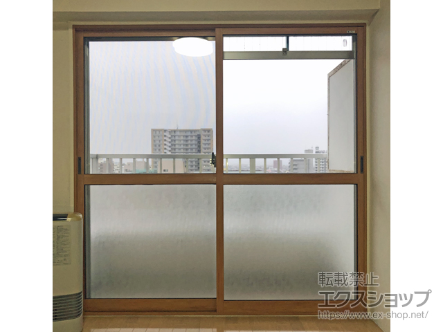 秋田県秋田市のの二重窓（内窓） インプラス 引違い窓 2枚建 施工例