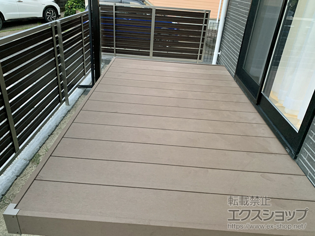 宮崎県宮崎市ののウッドデッキ マージウッドデッキ 施工例