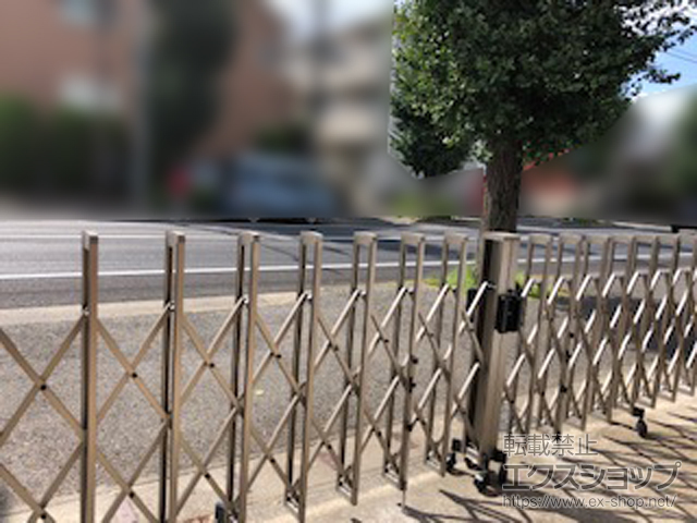 千葉県千葉市ののカーゲート トリップゲートII 2型 スタンダード ノンレール 両開き　54W(227S+27M) 施工例