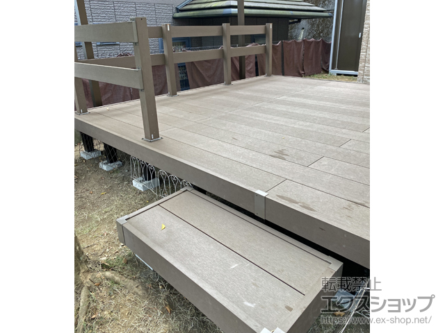 長崎県長崎市ののウッドデッキ リウッドデッキ 200 施工例