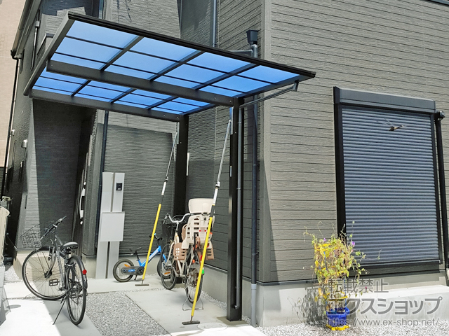 東京都立川市ののカーポート エフルージュグラン　積雪〜20cm対応 施工例