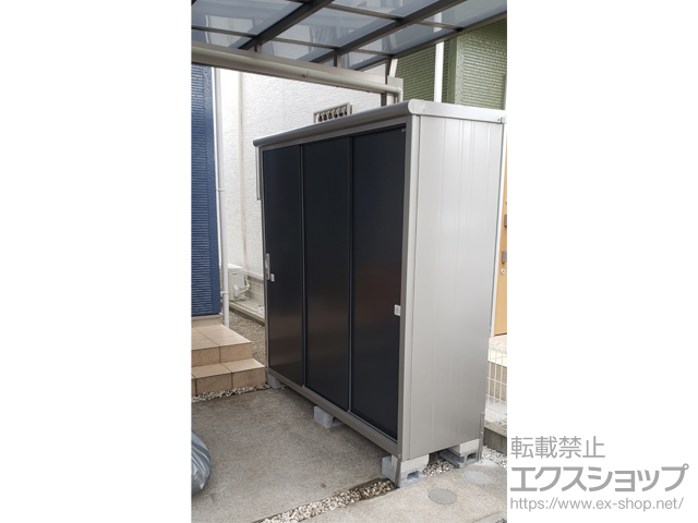 神奈川県大和市のの物置・屋外倉庫 エスモ 一般型 1950×650×1959 ESE-1906A-SM 施工例