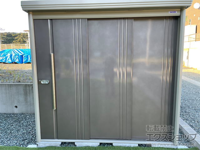 鹿児島県いちき串木野市のの物置・屋外倉庫 Mr.ストックマンダンディ 一般型 2200×1222×2110 ND-2212-B 施工例