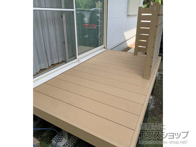 東京都三鷹市ののウッドデッキ リウッドデッキ 200 施工例