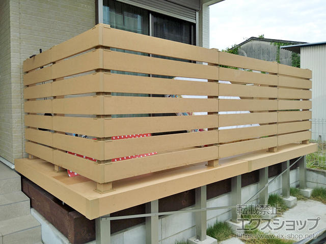 愛知県一宮市ののウッドデッキ リウッドデッキ 200 施工例