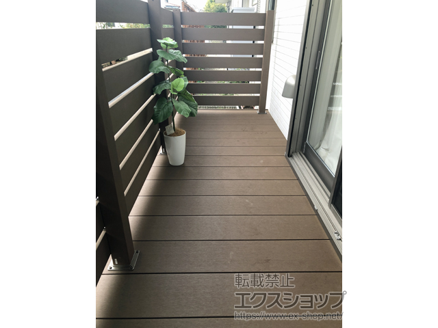 埼玉県上尾市ののウッドデッキ リウッドデッキ 200 施工例