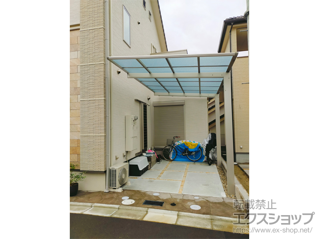 大阪府吹田市ののカーポート エフルージュグラン　積雪〜20cm対応 施工例