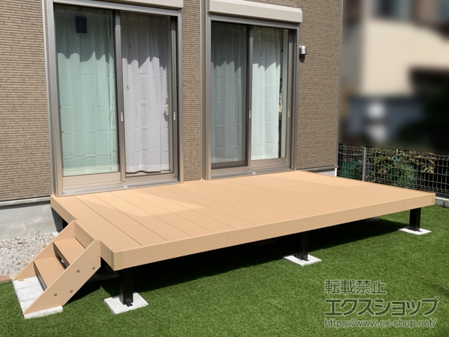 東京都八王子市ののウッドデッキ リウッドデッキ 200 施工例