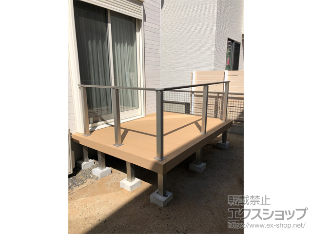 静岡県浜松市ののウッドデッキ リウッドデッキ 200 施工例