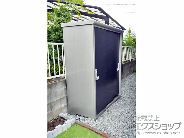 京都府京田辺市のの物置・屋外倉庫 エスモ 一般型 1497×750×1959 ESE-1507A-SM 施工例