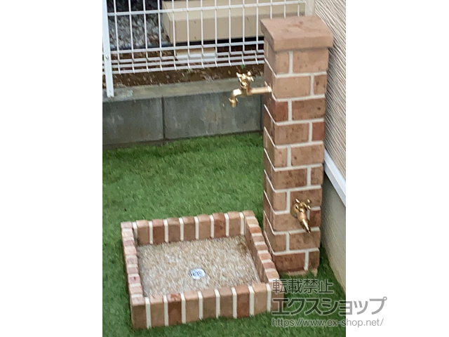 千葉県千葉県市のの立水栓・ガーデンシンク ネオキャスティ ＃01 施工例