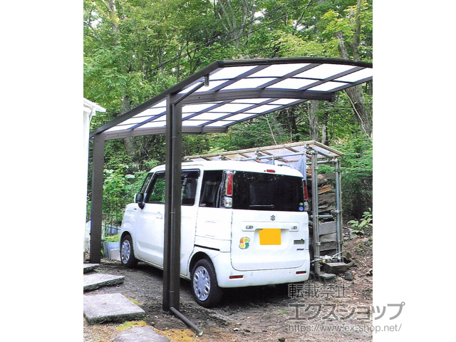 長野県北佐久郡軽井沢町ののカーポート プレシオスポート 積雪〜20cm対応 施工例