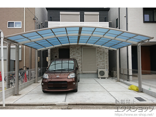 愛知県名古屋市ののカーポート レイナツインポートグラン　積雪〜20cm対応 施工例