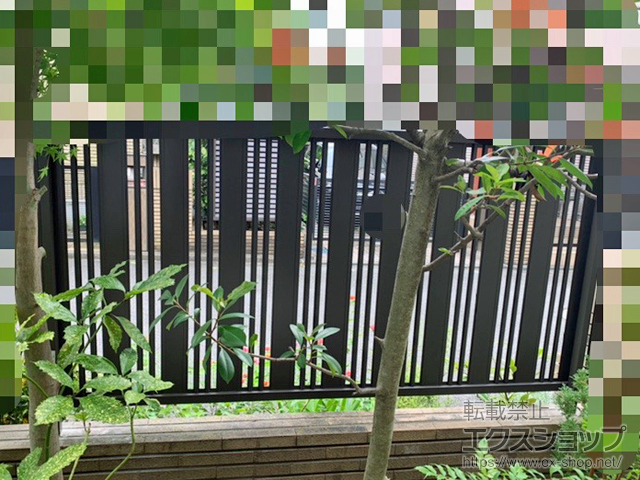 神奈川県横浜市ののフェンス・柵 ハイミレーヌR5型フェンス　フリーポールタイプ 施工例