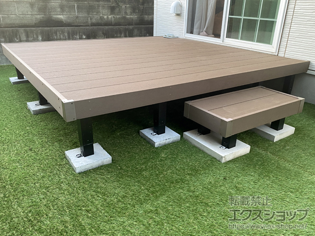 千葉県柏市ののウッドデッキ リウッドデッキ 200 施工例