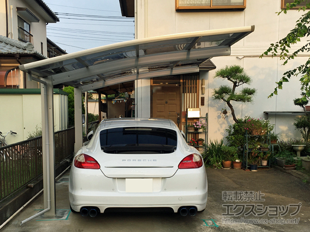 埼玉県春日部市ののカーポート プレシオスポート 積雪〜20cm対応 施工例