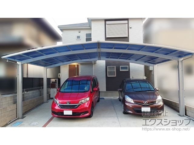 愛知県春日井市ののカーポート レイナトリプルポートグラン　積雪〜20cm対応 施工例
