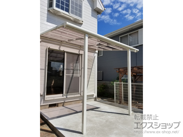 徳島県板野郡板野町ののテラス屋根 スピーネ F型 テラスタイプ 単体 積雪〜20cm対応 施工例