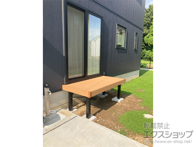 新潟県上越市ののウッドデッキ マージウッドデッキ 施工例