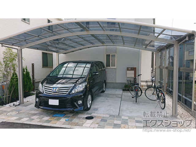 神奈川県茅ヶ崎市ののカーポート レイナツインポートグラン　積雪〜20cm対応 施工例