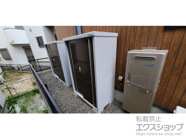 愛知県長久手市のの物置・屋外倉庫 シンプリー 一般型 1100×615×1603（MJX-116D） MJX-116D-TB 施工例