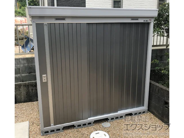 山口県山口市のイナバの物置・収納・屋外倉庫 ネクスタ 一般型 2210×1370×2075 NXN-30S-PG 施工例